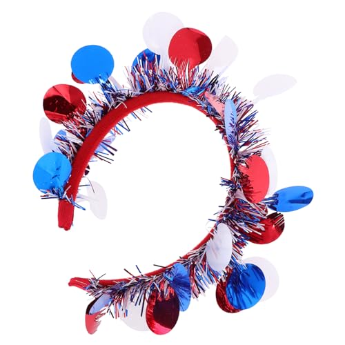 LIFKOME Independence Day Haarreif Und Leichtes Stirnband Für Unabhängigkeitstag Partys Und Festivals Bequeme Haardekoration Für Damen von LIFKOME