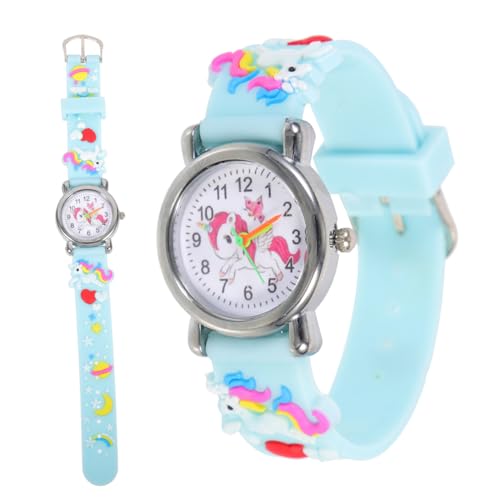 LIFKOME Unicorn Kinderuhr mit Cartoon Armband wasserdichte Armbanduhr für Mädchen und Jungen für Geburtstage und Feiertage Fördert Zeitbewusstsein und Lernfähigkeit von LIFKOME