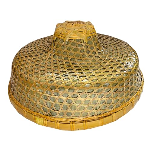 LIFKOME Unisex Seil Bambushut Hut Weben Hut Bühne Performance Hut Sortieren Hut von LIFKOME