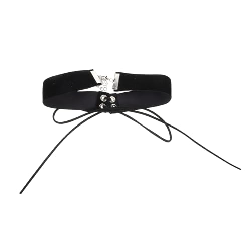 LIFKOME Verstellbare Samt Bowknot Choker Halskette Damen Kurz Schlüsselbein Schmuck für Party Hochzeit Eleganter Retro Stil Komfortabel Langlebig von LIFKOME