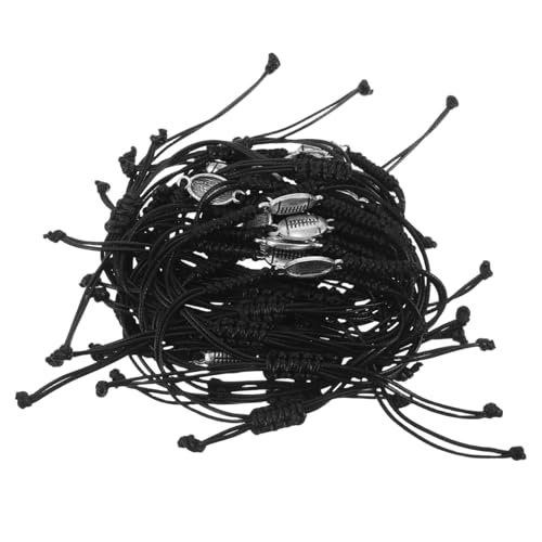 LIFKOME Sportarmband Geflochten Verstellbar Baseball Charm Armband Unisex Sport Accessoire Für Damen Herren Baseball Fan Armband von LIFKOME