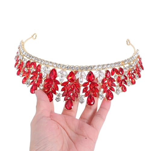 LIFKOME Vintage Barock Brautkrone mit Glitzer-strasssteinen Leichtes Komfortables Haaraccessoire für Hochzeit Fotoshooting Geburtstag und Festliche Anlässe Rote Tiara für Damen LIFKOME Vintage Barock Brautkrone mit Glitzer-strasssteinen Leichtes Komfortables Haaraccessoire für Hochzeit Fotoshooting Geburtstag und Festliche Anlässe Rote Tiara für Damen von LIFKOME