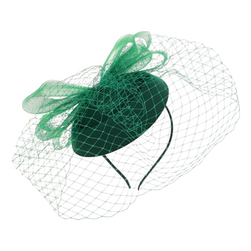 LIFKOME Vintage Braut Fascinator Haarreif mit Netzschleier und Funkelnden Strasssteinen Eleganter Kopfschmuck für Hochzeiten Teepartys und Fotoshootings Vielseitiges Accessoire für Damen von LIFKOME
