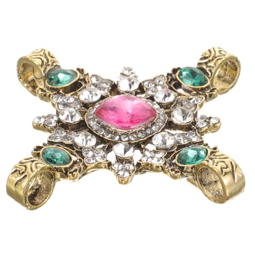 LIFKOME Vintage Damen Brosche Barock Stil aus Robustem mit Funkelnden Strasssteinen Vielseitiger Anstecker für Kleidung Taschen Schals Eleganter Schmuck für Party und Alltag von LIFKOME