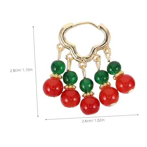 LIFKOME Vintage Perlenohrringe Damen Hängend Leicht Elegant Beaded Drop Ohrschmuck Chinesisch Inspiriert Palaststil Für Traditionelle und Moderne Outfits von LIFKOME