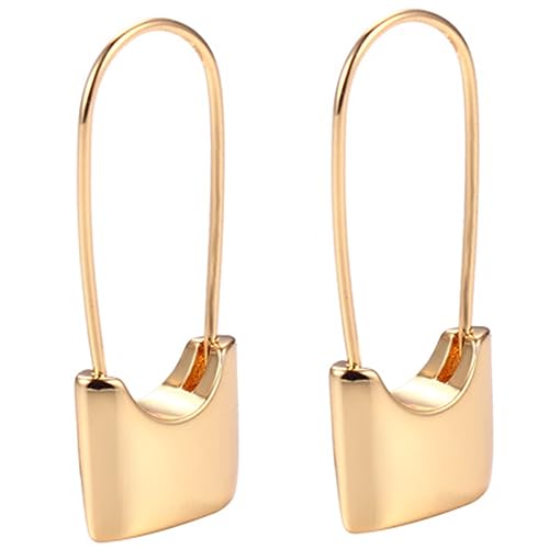 LIFKOME Vintage Sicherheitsnadel Ohrringe Gold Retro Pin Earrings für Damen Modischer Schmuck für Alltag Festival Geburtstag Hochzeit und Freizeit von LIFKOME