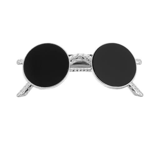 LIFKOME Vintage Sonnenbrille Haarspange Metall Pins Clip Sonnenbrille Form Haarspange Pferdeschwanzhalter Haarnadeln Für Frauen Und Mädchen Kopfschmuck Alligator Retro Brosche Dekorativ von LIFKOME