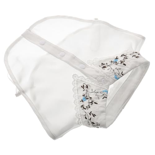LIFKOME Vintage Stil Abnehmbarer Fake Kragen für Damen Bestickter Dekorationskragen für Freizeit und Formelle Kleidung Vielseitiges Accessoire Weichem Polyester von LIFKOME