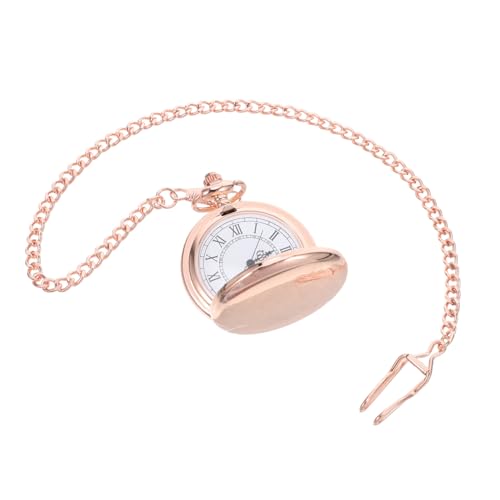 LIFKOME Vintage Taschenuhr mit Kette Herren Quarz Uhr mit Römischen Ziffern Elegantes Retro Design Vielseitiger Zeitmesser für Weihnachten Geburtstag von LIFKOME