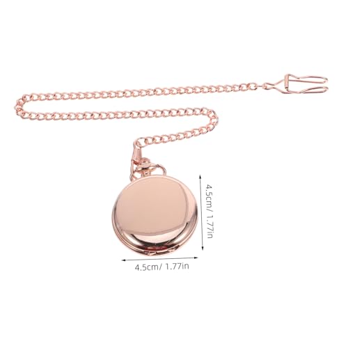 LIFKOME Vintage Taschenuhr mit Kette für Herren Quarzwerk Elegante Römische Ziffern Zeitloses Design Vielseitig als Steampunk-Accessoire Geschenk zu Weihnachten Geburtstag Vatertag von LIFKOME