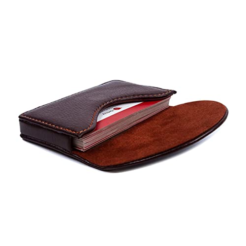 LIFKOME Namenshülle Lederhülle Business-case Etui Magnetverschluss Für Damen Herren Visitenkarten Kreditkarten Aufbewahrung Griffbereit von LIFKOME