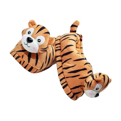 LIFKOME Warme Rutschfeste Plüsch hausschuhe für Dicke Winterpantoffeln mit Baumwollfutter Leichte Atmungsaktive Langlebige Indoor slipper in Unisex Komfortschuhe von LIFKOME