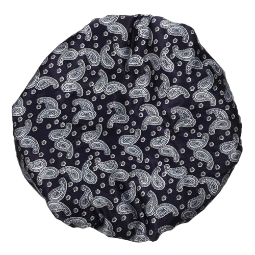 LIFKOME Wasserdichte Dreilagige Duschhaube mit Elastischem Große Badekappe für Damen und Erwachsene Geeignet für Kopfgrößen zur und Feuchtigkeitsbehandlung Praktischer Badeschutz von LIFKOME