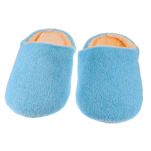 LIFKOME Ultraleichte Hausschuhe Mit Runder Spitze Gemütliche Winterpantoffeln Für Damen Und Herren Mit Baumwolle Gepolstert Für Schlafzimmer Zuhause Und Reisen Geeignet von LIFKOME
