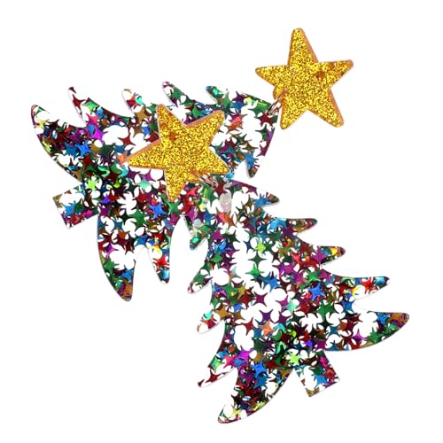 LIFKOME Weihnachtliche Damen Ohrhänger Weihnachtsbaum Design Schmuck für Mädchen Modisch Langlebig Komfortabel Festliche Ohrringe Geschenkidee von LIFKOME