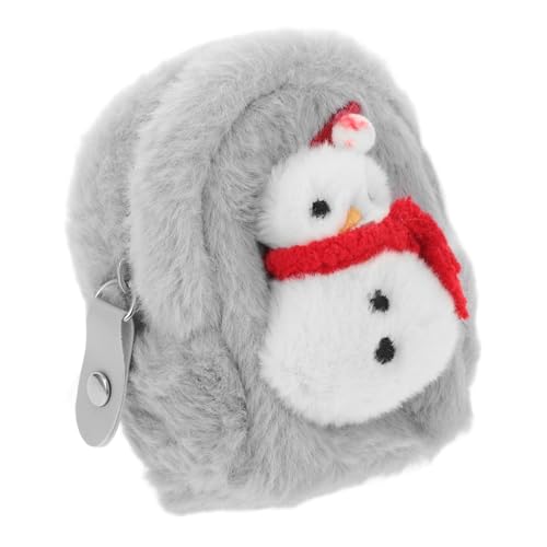 LIFKOME Cute Mini Wallet Plüsch Geldbörse Für Multifunktionale Kleine Aufbewahrungstasche Für Münzen Schlüssel Und Kopfhörer Kawaii Design Für Weihnachten Und Alltag von LIFKOME