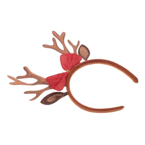 LIFKOME Weihnachts Haarreifen Mit Rentiergeweih üßes Und Festliches Accessoire Für Und Erwachsene Leicht Und Bequem Ideal Für Weihnachtsfeiern Und Kostümierungen Braune von LIFKOME