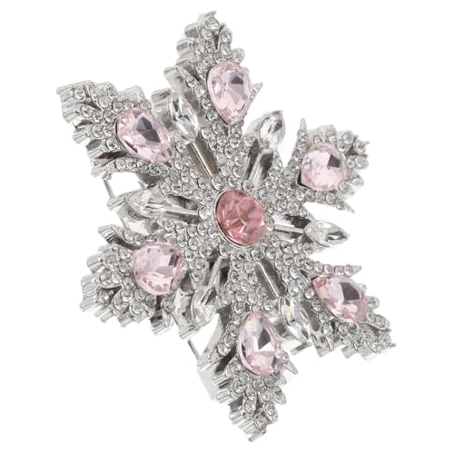 LIFKOME Weihnachts Schneeflocken Brosche Schneeflocken Anstecker Winter Anstecknadel Sicherheitsnadel Für Kleidung Broschennadeln Zum Basteln Weihnachtsschmuck Broschennadeln Für von LIFKOME