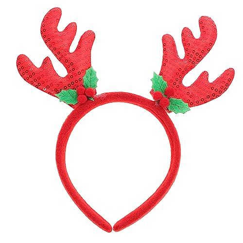 LIFKOME Charmantes Weihnachtsmann-stirnband Weihnachts-haarreif Glocke Modische Dekoration Für Weihnachten Karneval von LIFKOME