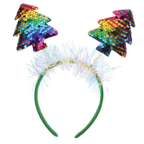LIFKOME Weihnachtlicher Haarreif Mit Weihnachtsbaum-design Leichter Kopfschmuck Für Junge Mädchen Festliche Haaraccessoires Für Partys Und Feiern Für Weihnachten Und Neujahr von LIFKOME