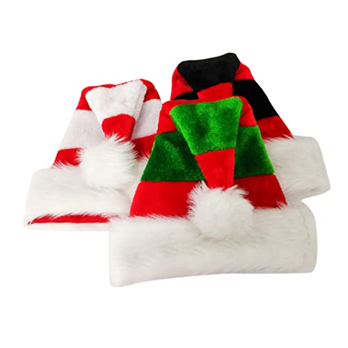 LIFKOME Weihnachtsmannmütze Dekoration Weihnachtsmütze Für Kinder Langlebiges Material Passend Für Erwachsene Partykostüm Accessoires von LIFKOME
