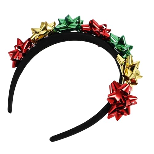 LIFKOME Haarreif Mit Schleife Weihnachten Haarband Festliches Haar-accessoire Für Frauen Und Mädchen Urlaubspartys von LIFKOME