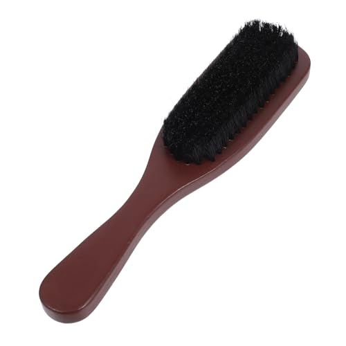 LIFKOME Wildschweinborsten Haarbürste für Dickes Lockiges Haar Herren Bartbürste mit Holzgriff Wellige Frisur Entwirrende Bürste zur Kopfhaut Geeignet für Bartpflege und Styling von LIFKOME