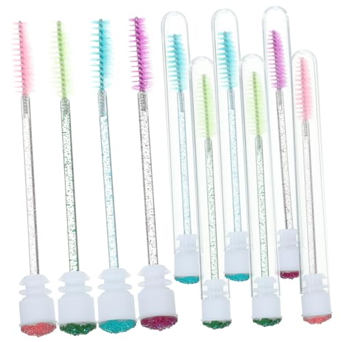 LIFKOME 10 Stücke Diamant Wimpern Rohr Mascara Pinsel Zauberstäbe Tragbare Wimpern Mascara Rohr Brow Make-up Zufällig von LIFKOME