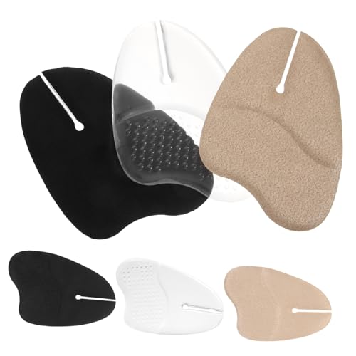 LIFKOME Zehenschutzpolster für Sandalen Rutschfest Silikon Transparent 3 Paar Zehentrenner Pads für Damen und Herren von LIFKOME
