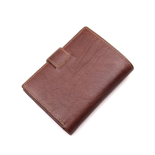 LIFKOME Bifold-geldbörse Aus Echtem Für Männer Retro-Design Mit Großem Fassungsvermögen Für Kreditkarten Personalausweise Bargeld Münzen Und Scheckhefte von LIFKOME