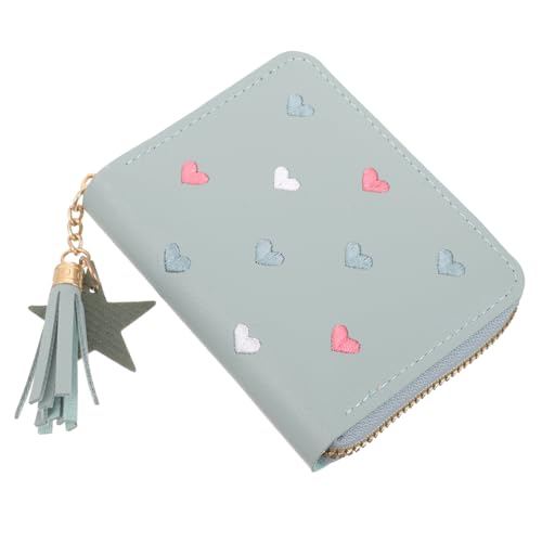 LIFKOME Geldbörse Damen Aus Pu- Wechselgeldbeutel Mit Reißverschluss Kompakte Geldbörse Für Täglichen Gebrauch Und Reisen Leicht Tragbar Mit Abwischbarer Oberfläche von LIFKOME