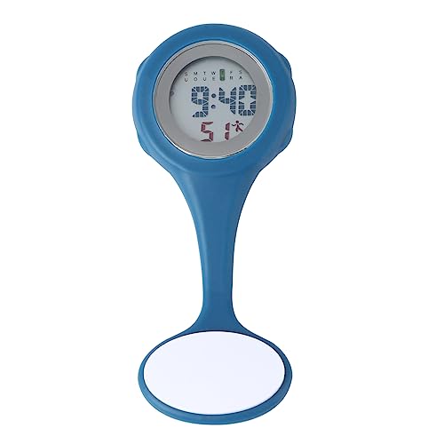 LIFKOME LCD Display Watch Mit Clip Praktische Taschenuhr Für Hängende Uhr Für Medizinisches Personal Und Pflegekräfte von LIFKOME