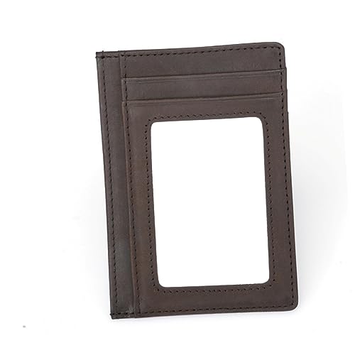 LIFKOME Kreditkartenhalter Leder-geldbörse Herren-geldbörse Münzbörse Kompakt Design Für Reisen Einkaufen von LIFKOME