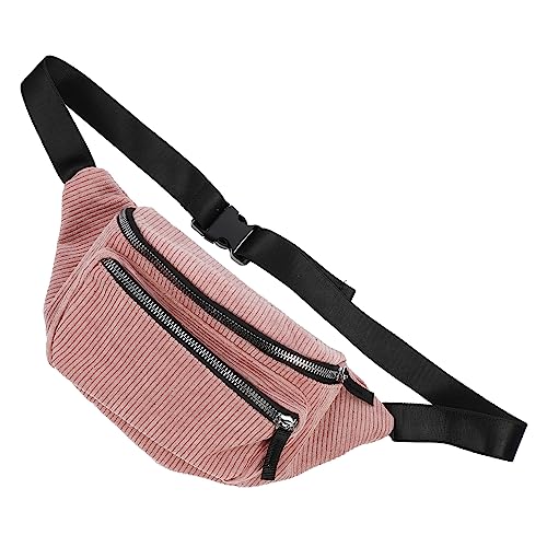 LIFKOME Mini-Hüfttasche Hüfttasche für Leichter Rucksack für Damen Sportrucksack 90er rosa Umhängetasche Ledergeldbörsen für Damen Gürteltasche einstellen Brusttasche Mann Müllbeutel von LIFKOME