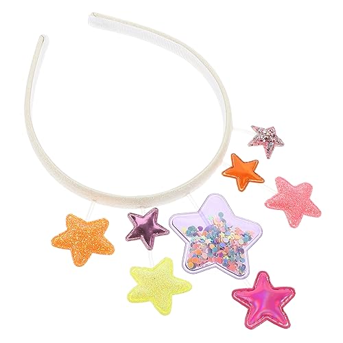 LIFKOME Stirnband Stern Glitzer Haarband Für Damen Mädchen Party Hochzeit Cosplay Weihnachten Geburtstag Dekoratives Stirnband Mit Sternen Design von LIFKOME
