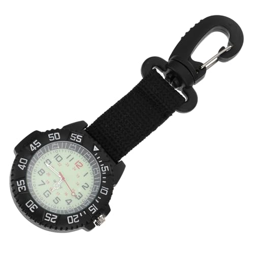 LIFKOME Outdoor-bergsteigeruhr Mit Karabinerhaken Digitaluhr Für Tasche Robustes Nylonarmband Präzises Uhrwerk Für Backpacker von LIFKOME