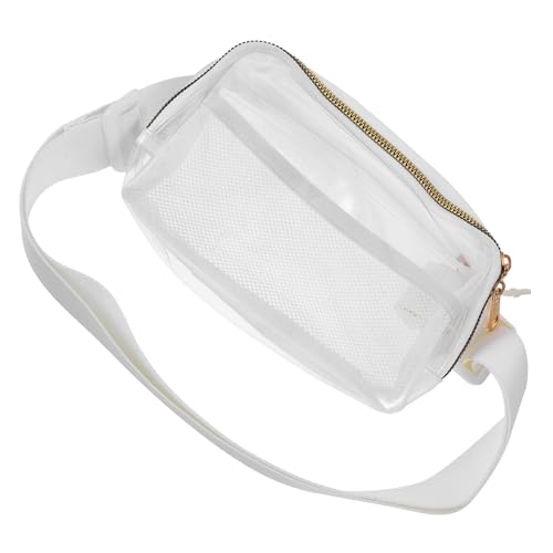 LIFKOME Durchsichtige Hüfttasche Transparent Für Damen Herren Outdoor Laufen Regen Schutz Leicht Tragbar Vielseitig Einsetzbar Brusttasche Gürteltasche von LIFKOME