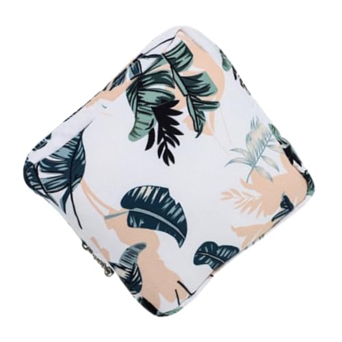 LIFKOME Periodentasche Wasserdichter Geldbeutel Für Schlüssel Lippenstift Und Hygieneartikel Tragbare Aufbewahrungstasche Mit Reißverschluss Weiße von LIFKOME