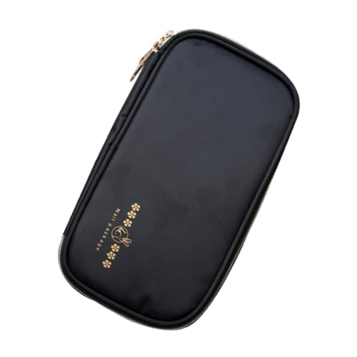 LIFKOME wasserdichte Nail Art Pen Aufbewahrungstasche Multifunktionaler Maniküre Pinselhalter Tragbares Organizer etui für Nagelstudio und Reise Platzsparendes Nail Brush Case von LIFKOME
