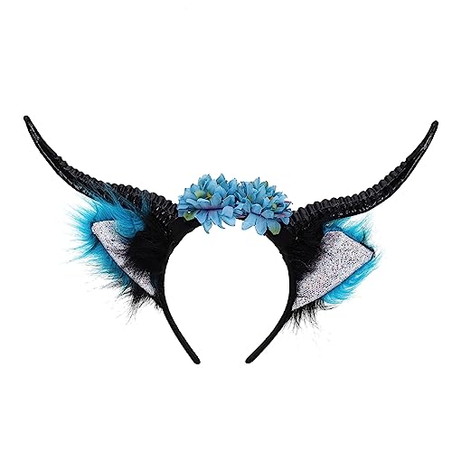 LIFKOME Ox Horn Haarreif Für Halloween Teufelshörner Cosplay Kopfbedeckung Für Partys Und Kostüme Leicht Und Bequem Für Erwachsene LIFKOME Ox Horn Haarreif Für Halloween Teufelshörner Cosplay Kopfbedeckung Für Partys Und Kostüme Leicht Und Bequem Für Erwachsene von LIFKOME