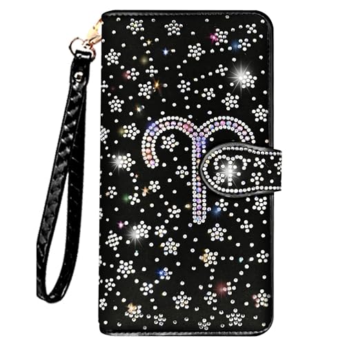 LIFUTOPIA Bling Strass Stern Widder Geldbörsen - Glitzer Sparkly Wristlet Clutch Geldbörse Kreditkarte ID Halter Große Kapazität für Damen Herren Widder LIFUTOPIA Bling Strass Stern Widder Geldbörsen - Glitzer Sparkly Wristlet Clutch Geldbörse Kreditkarte ID Halter Große Kapazität für Damen Herren Widder von LIFUTOPIA