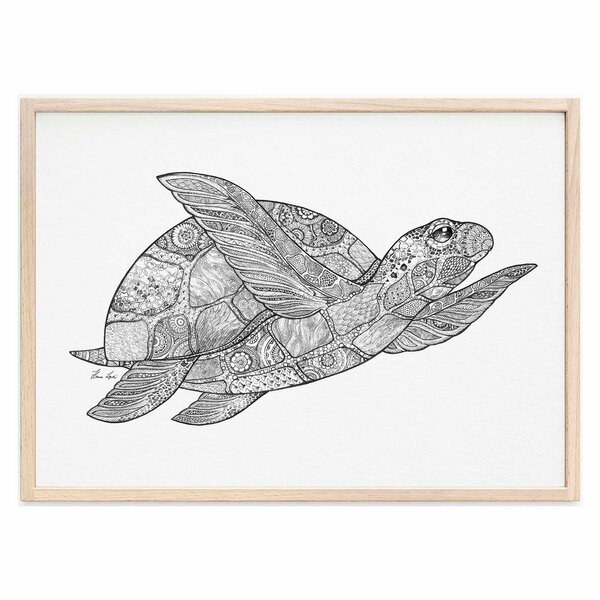 Kunstdruck »Schildkröte« von LIGARTI | A4, A3 oder A2 | Wandbild | Poster | Kunst von LIGARTI