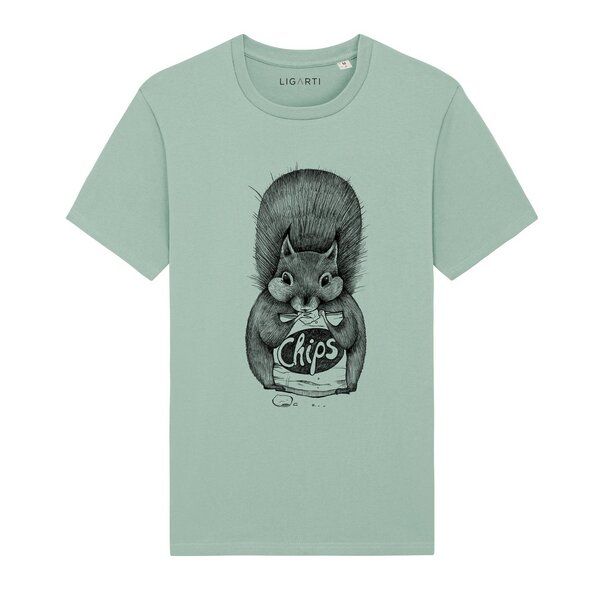 LIGARTI T-shirt - Chipseichhörnchen von LIGARTI