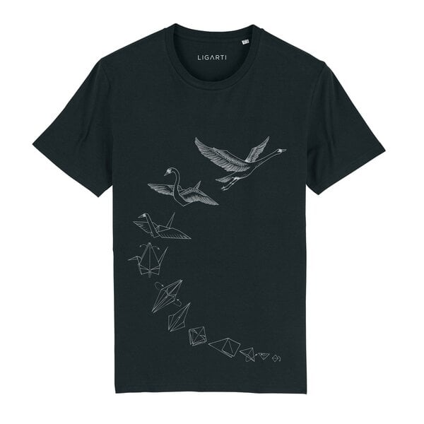 LIGARTI T-shirt - Origami Schwan von LIGARTI