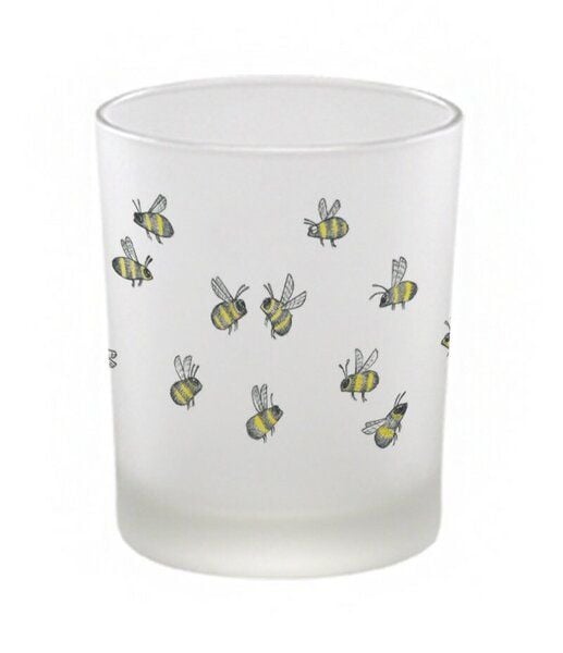 Windlicht »Bienenschwarm« von LIGARTI | handbedrucktes Teelicht | Kerzenhalter | Kerzenglas Windlicht »Bienenschwarm« von LIGARTI | handbedrucktes Teelicht | Kerzenhalter | Kerzenglas von LIGARTI