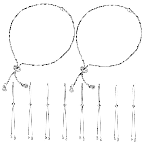 LIGHTAOTAO 10stücke Metalldekor-armbänder Aus Kupfer Hochwertige Verstellbare Armreife Für Frauen Handgelenkschmuck Mit Diy-anhänger-funktion von LIGHTAOTAO