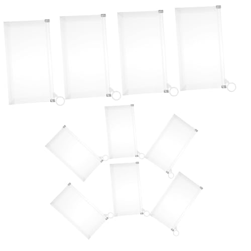 LIGHTAOTAO 10stücke Teiliges Von Durchsichtigen Geräumigen Dokumententaschen Für Schule Und Büro Vielseitiger Stiftbehälter Für Stifte Tickets Und Kosmetik von LIGHTAOTAO