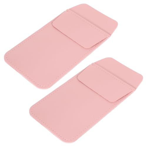 LIGHTAOTAO 2 Stück PU Leder Stifteetui Krankenschwester Pen Organizer Tragbare Kleine Ärzte Stifttasche mit Großer Kapazität Vielseitige Aufbewahrung für Stifte Ausweise und Karten in Zartem von LIGHTAOTAO