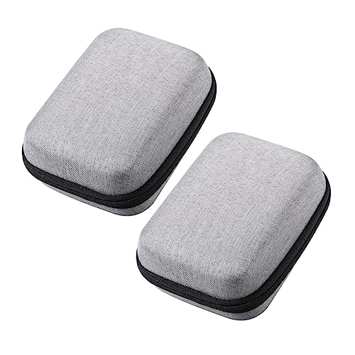 LIGHTAOTAO 2 Stück wasserdichte Organizer Tasche für Elektronik Kabel und Zubehör Tragbare Aufbewahrungstasche mit Glatter Oberfläche Kompakt für Powerbank USB Kopfhörer für Reisen und von LIGHTAOTAO