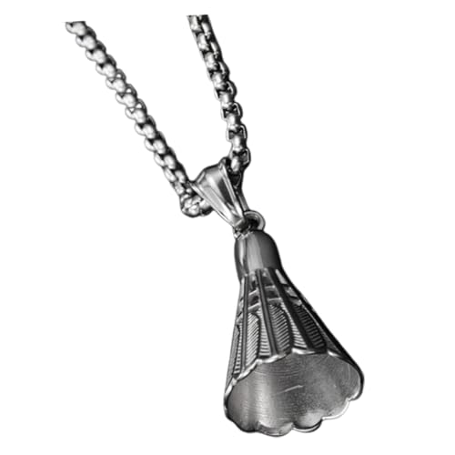 LIGHTAOTAO Badminton Halskette Damen Edelstahl Anhänger Sportliche Kette Schmuck Geschenk Modisch Langlebig Passend zu Kleid und Hose von LIGHTAOTAO